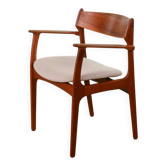 Fauteuil danois en teck par Erik Buch pour Oddense Maskinsedkeri, 1960s
