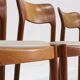 Set of 6 vintage Danish dining chairs by Niels Koefoed, 1960s, teak