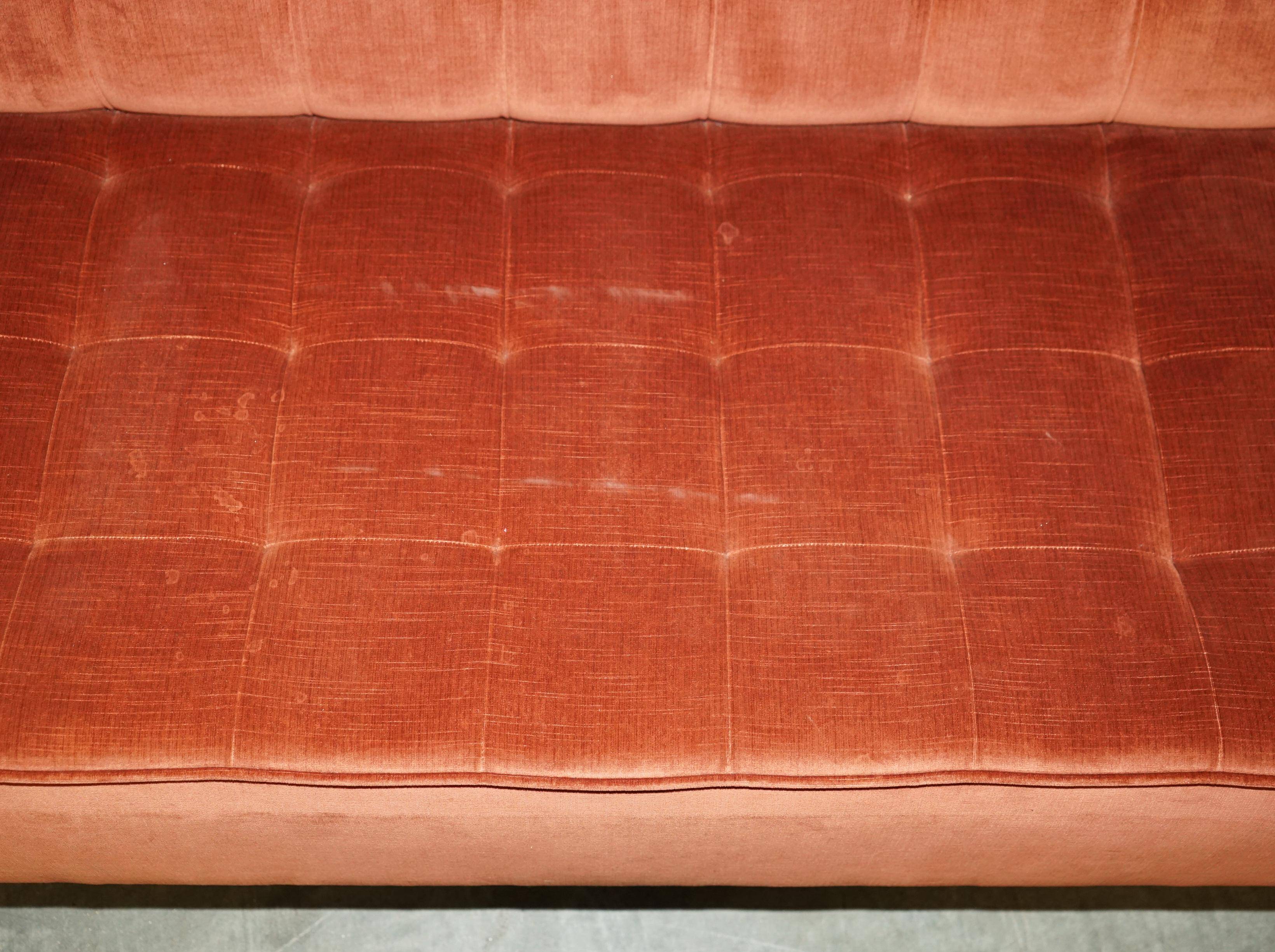 Chesterfield sofa bench Chelsea velvet George Smith