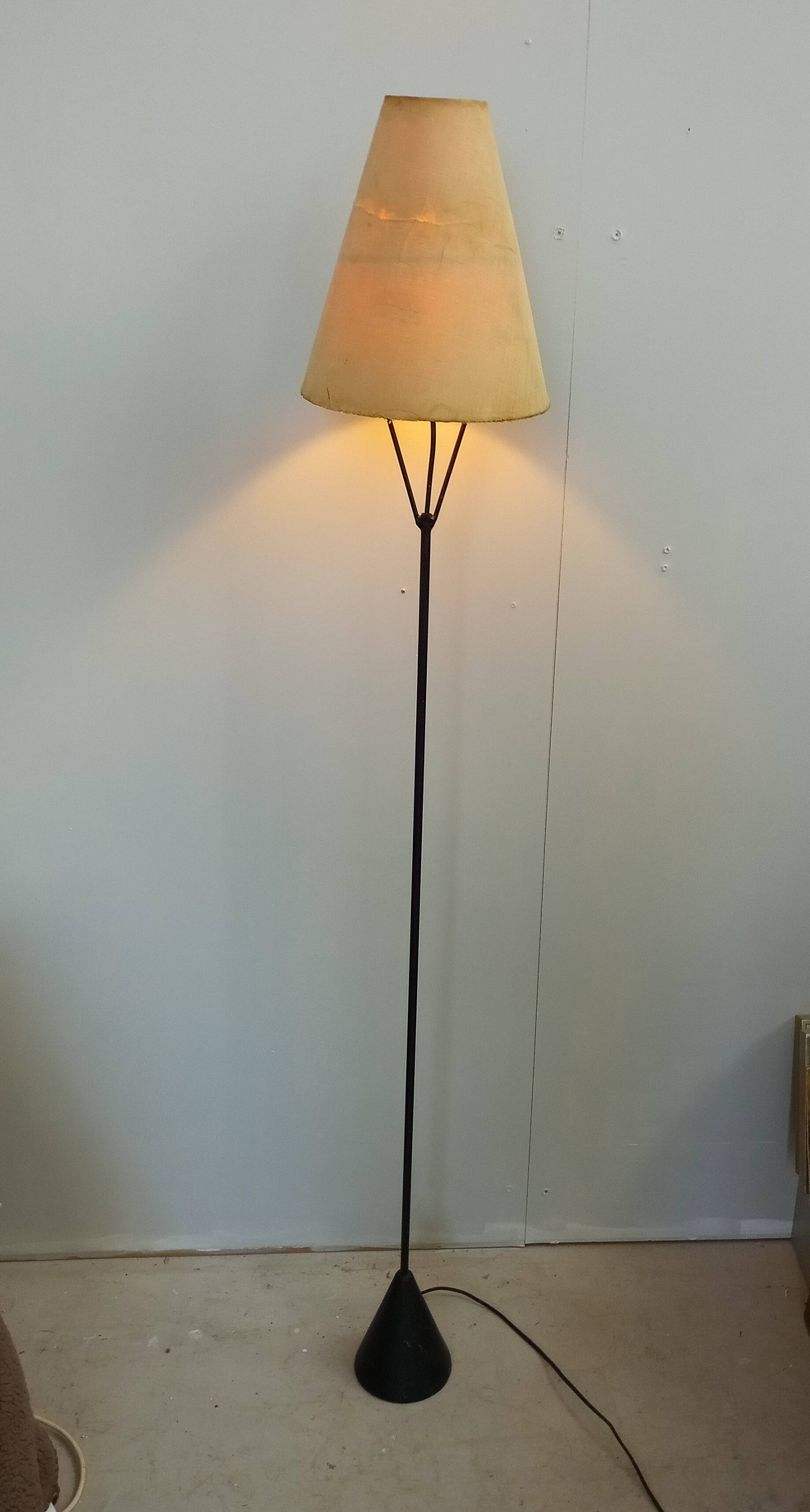early Vice Versa floor lamp by Carl Auböck, Austria,  50s