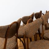 Set Of 6 Chairs No 124 By H & J Kurmanowicz, Poland, 1950’S