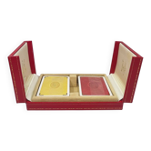 1970s original gorgeous playing cards box by Cartier in excellent condition. Made in France