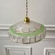 Pair of green granite glass suspensions 50-60s