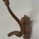 Curved wooden double wall hook