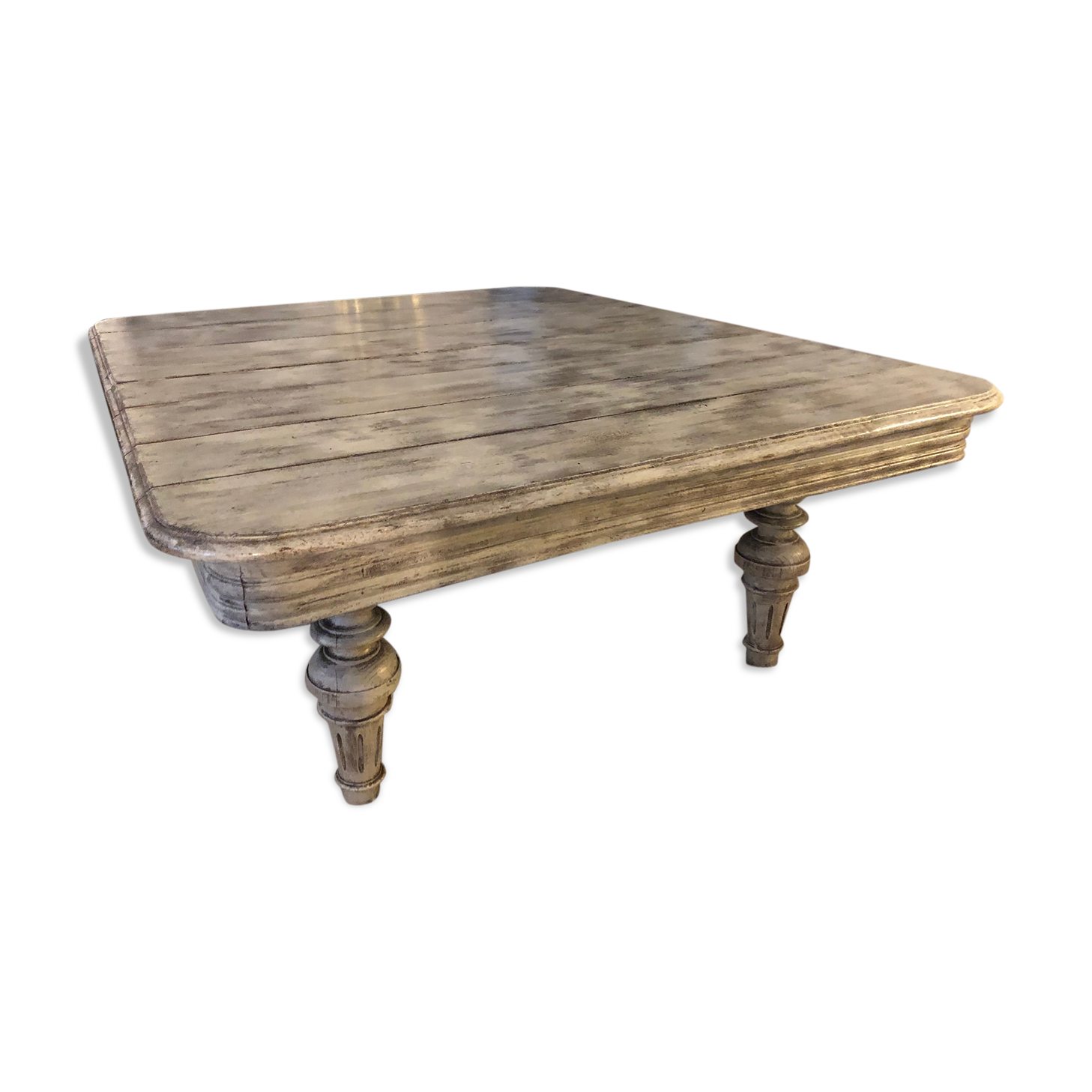 Patinated coffee table
