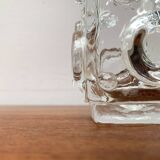 Brutalist Bubble Glass Vase by Josef Schott for Smalandshyttan, Mid-Century Swedish, 1960s