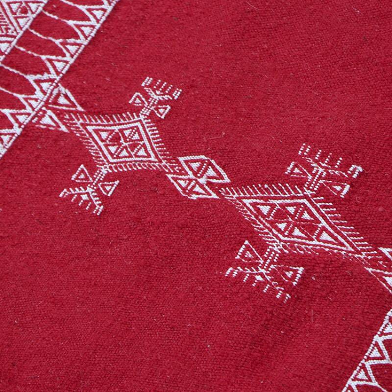 Vintage Kelim Rug in Red