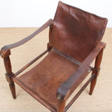Fauteuils Safari en hêtre 1940s