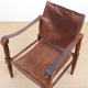 Fauteuils Safari en hêtre 1940s