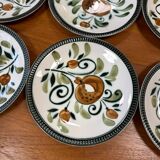 Boch La Louvière patterned plates