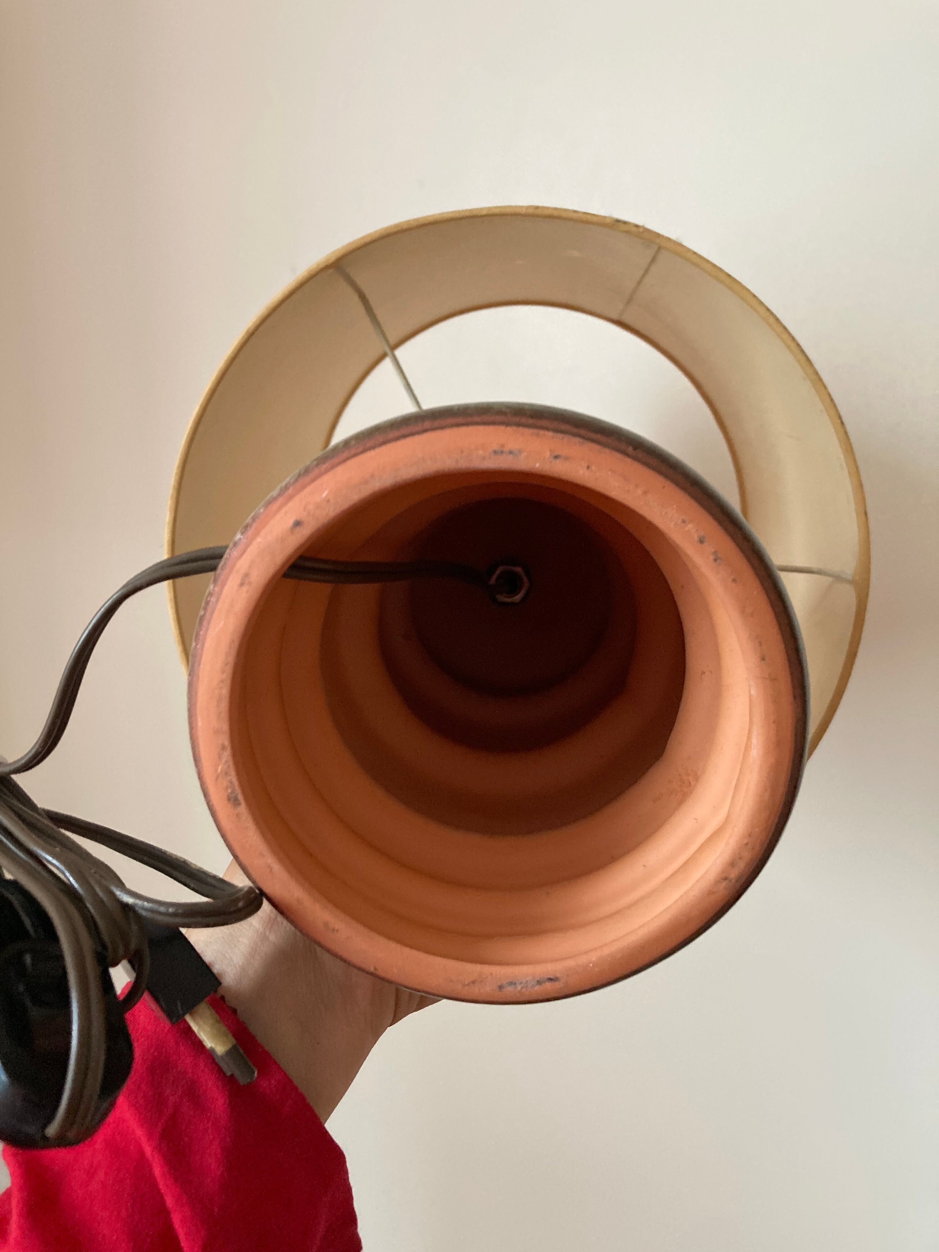 Stoneware brutality lamp