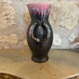 From VALLAURIS, ceramic vase with handles