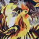 French tapestry Aubusson Robert Four Herve Lelong "Fruits de l'Ete" 1950