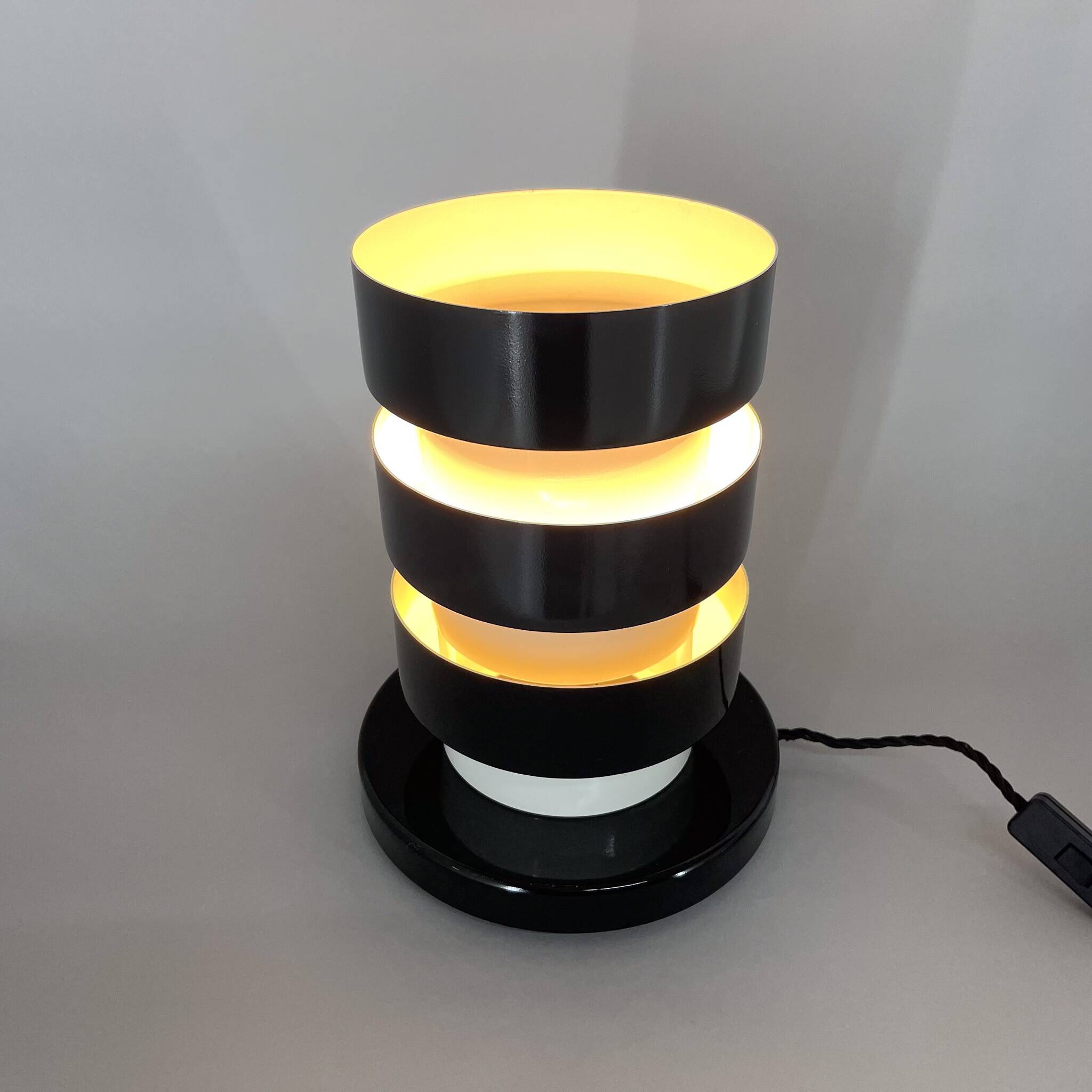 Unique Mid-Century Metal Table Lamp, Restored