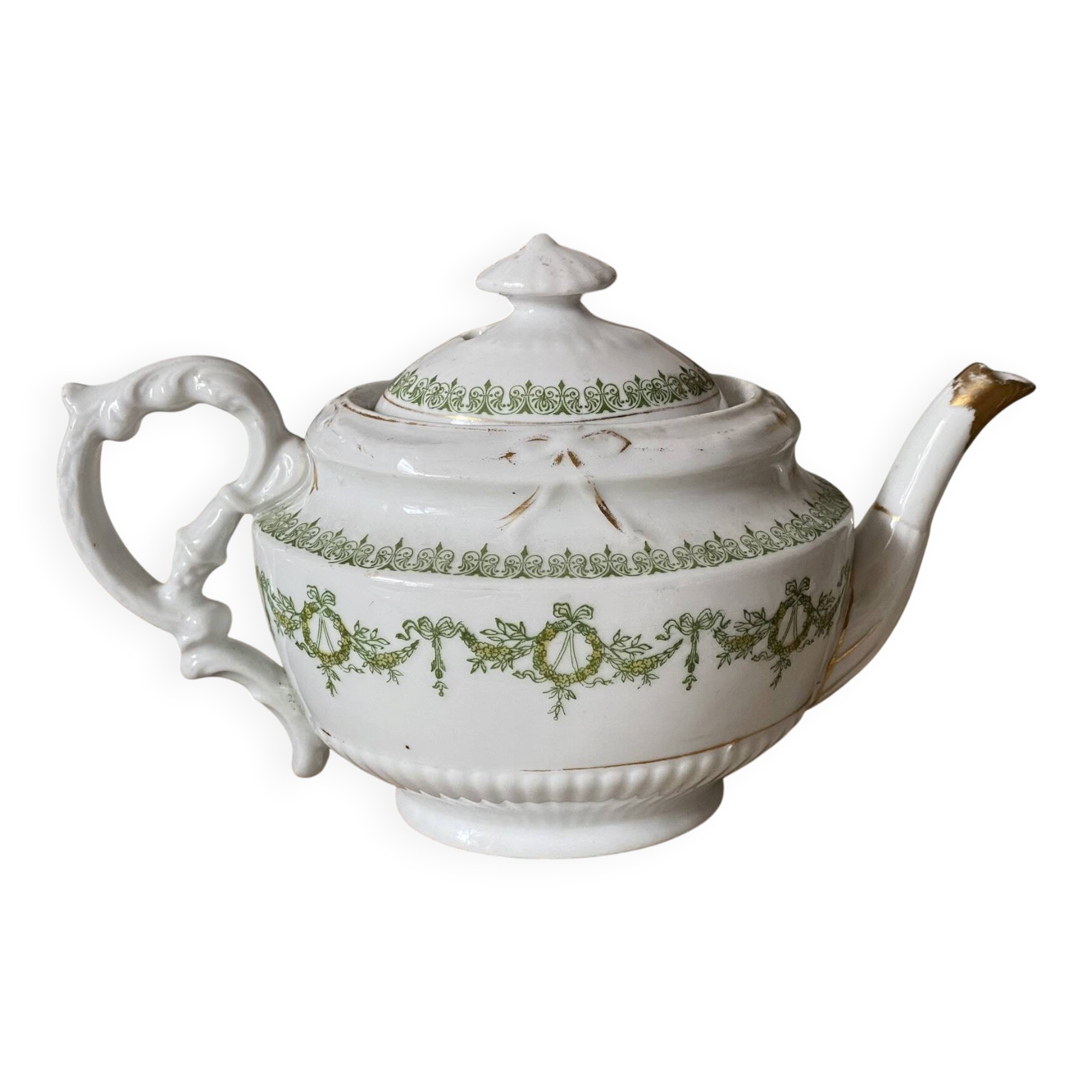 English porcelain teapot