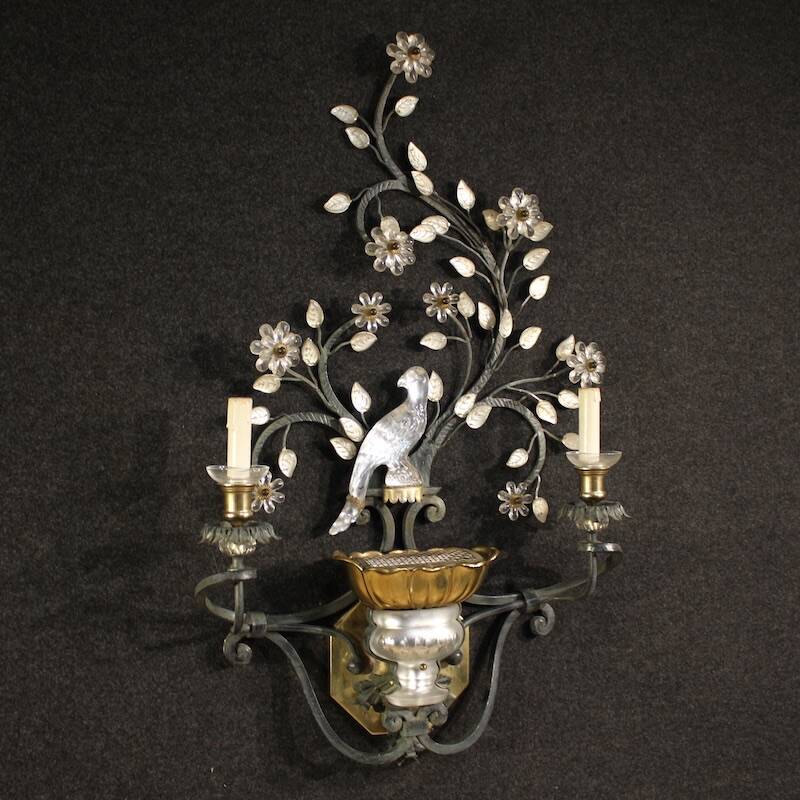 Great 20th-century Italian wall light by Banci, Florence