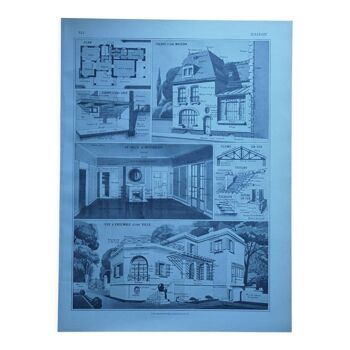 Original lithograph on the house