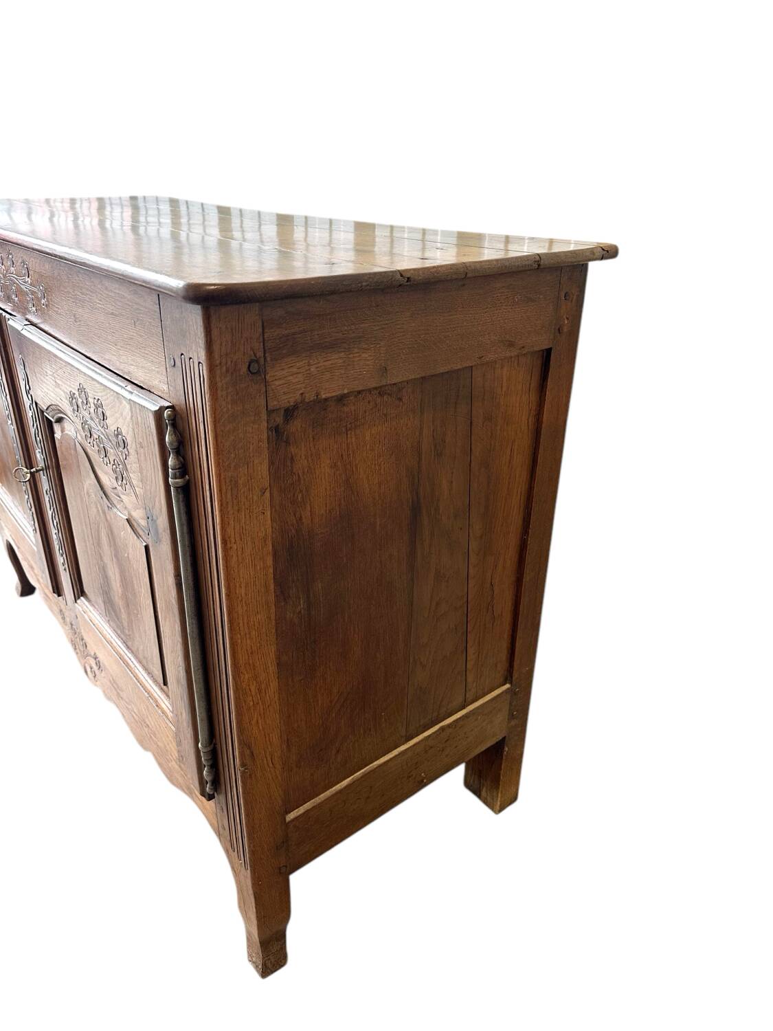 2-door solid oak sideboard