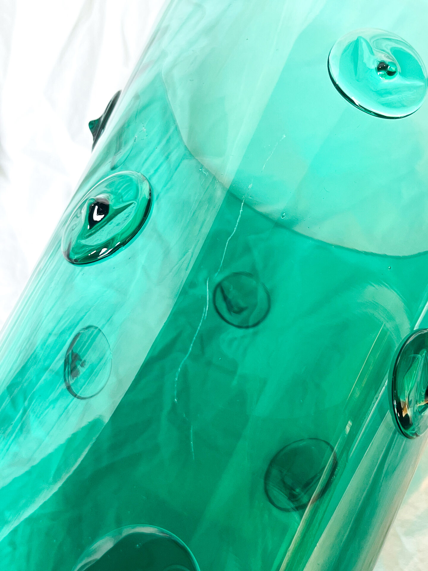 Artist Vase in Blown Glass Marcou Lava Edition