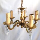 5-light bronze chandelier