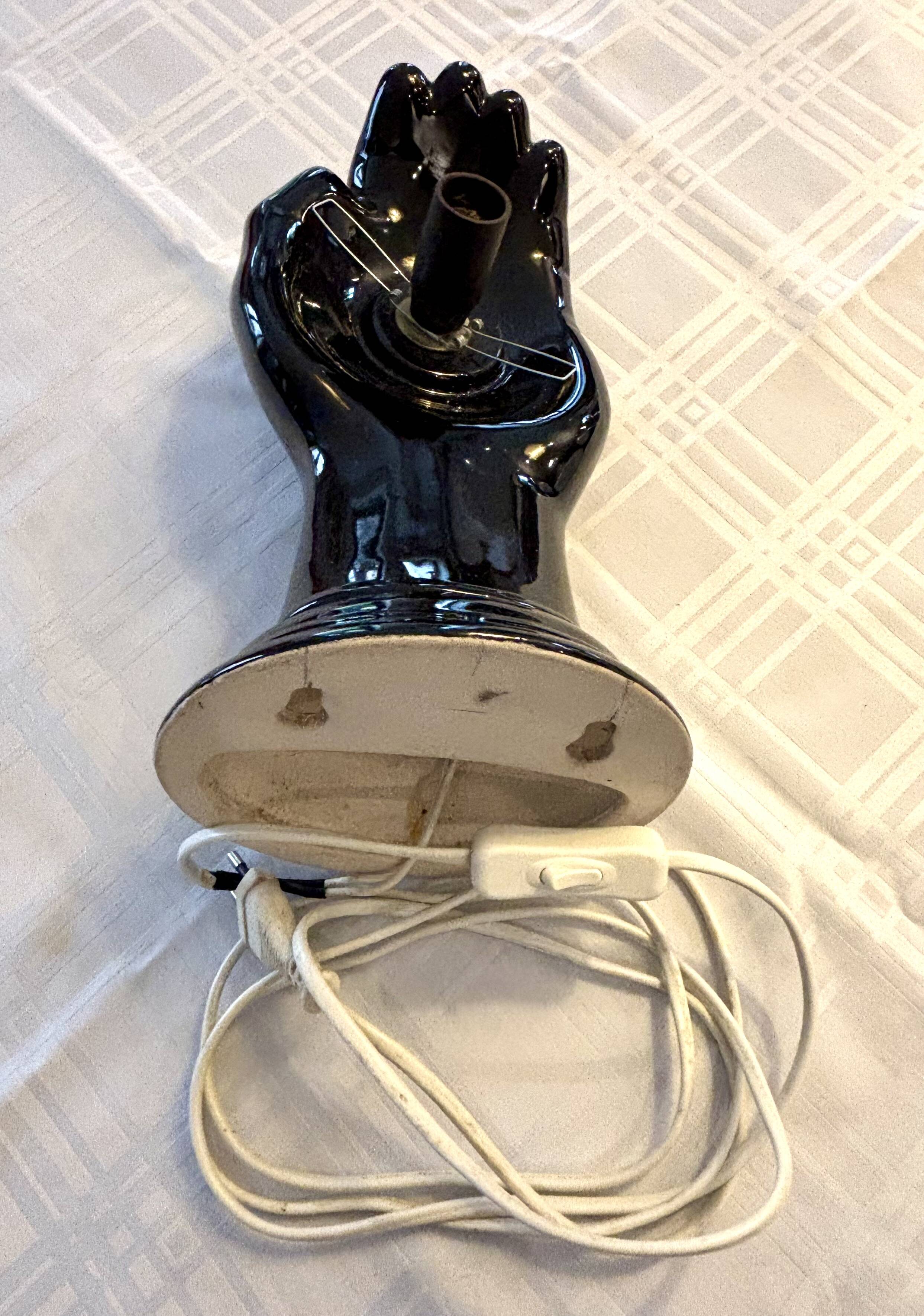 Pair of handmade ceramic wall sconces