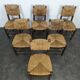 Série de 10 chaises modèle Bauche par Charlotte Perriand, circa 1960