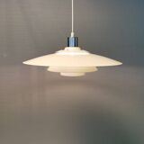Grande suspension à multiples couches d'abat-jour, danoise années 1980-90, de Design-Light, modèle Korfu.