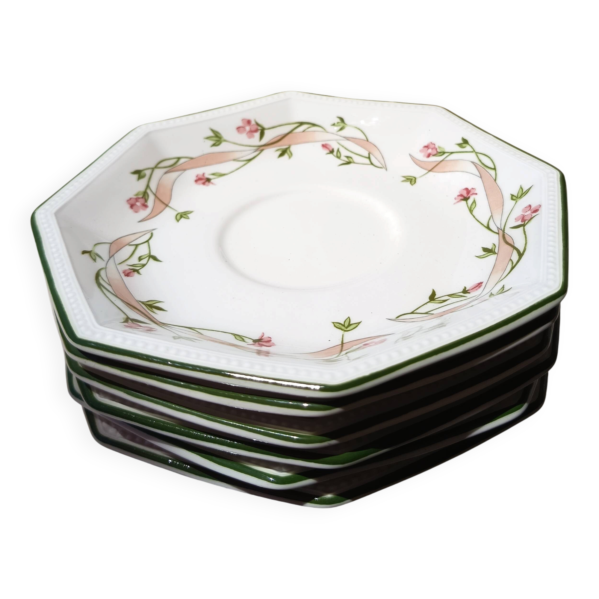 6 tea saucers by Johnson Brothers