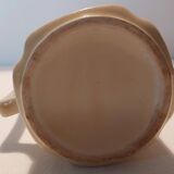 Beige art nouveau pitcher 19 century