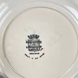 6 Longchamp dessert plates, "Colmar" model, 1950/70