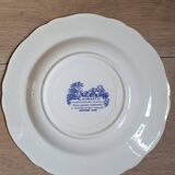 Ensemble de 5 assiettes en porcelaine de Sarreguemines