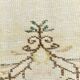 Tapis Vintage Turc Crème, Médaillon Floral, Style Shabby Chic, 150x250Cm