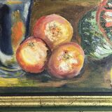 Modern School, 20th Century - Oil on canvas - Still life with fruit - 1999