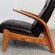 Rolf Rastad & Adolf Relling "Rock'n Rest" Chair and Ottomane for Arnestad Bruk