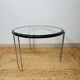 Table Basse Design Vintage Italienne Années 70 - Chrome & Verre - Élégance
