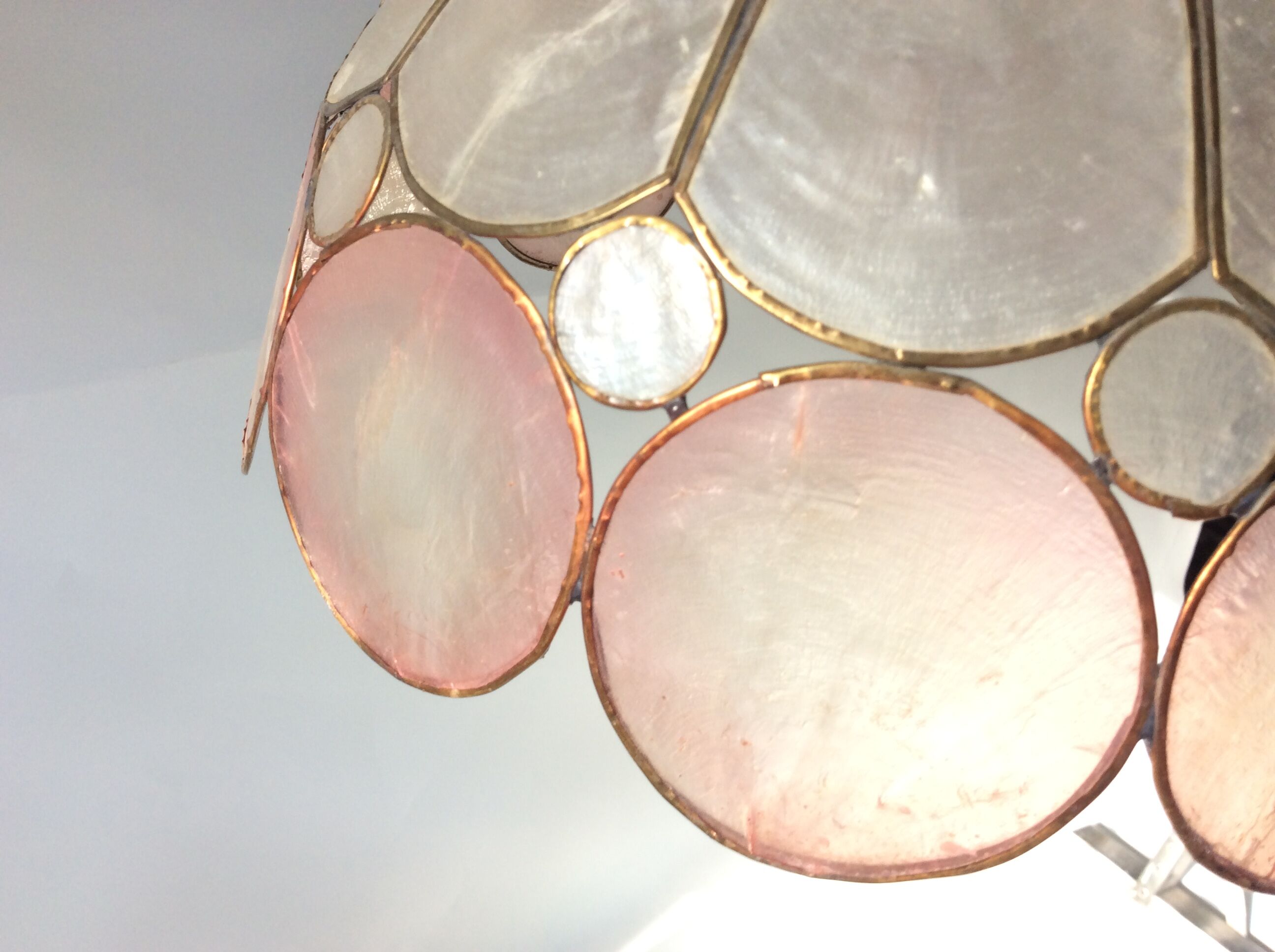 Hanging in vintage mother-of-pearl