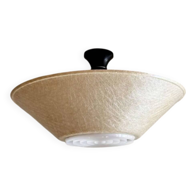 Plafonnier Louis Kalff Philips années 50 en fibre de verre