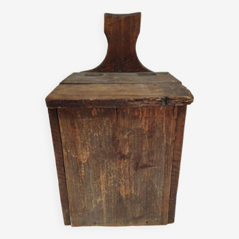 old salt box - 19th century in wood