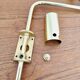 Set of 2 1970s Brass Lesan Wall Lamps by Florian Schulz