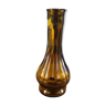 Small amber soliflore vase