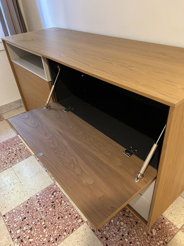 Meuble buffet enfilade 3 portes treku, modèle auka