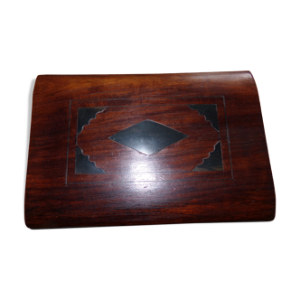 Wooden box and black marquetry