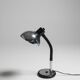 Flexible vintage desk lamp – chrome metal & adjustable shade