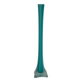 Vintage glass paste soliflore vase