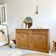 Grand Art Deco buffet in solid oak - Vintage sideboard