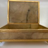 Jewelry box in natural albatre