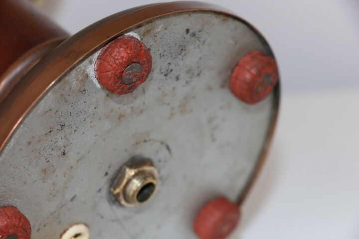 Copper mushroom lamp circa 1940
