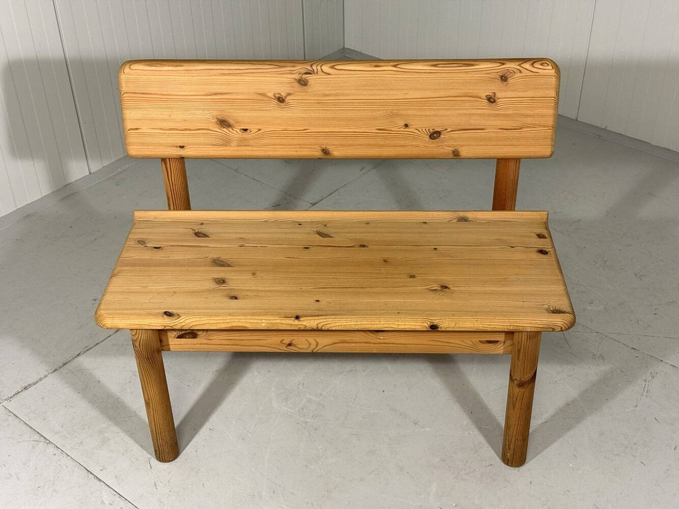 Korup Design solid pine benches with storage space Denmark