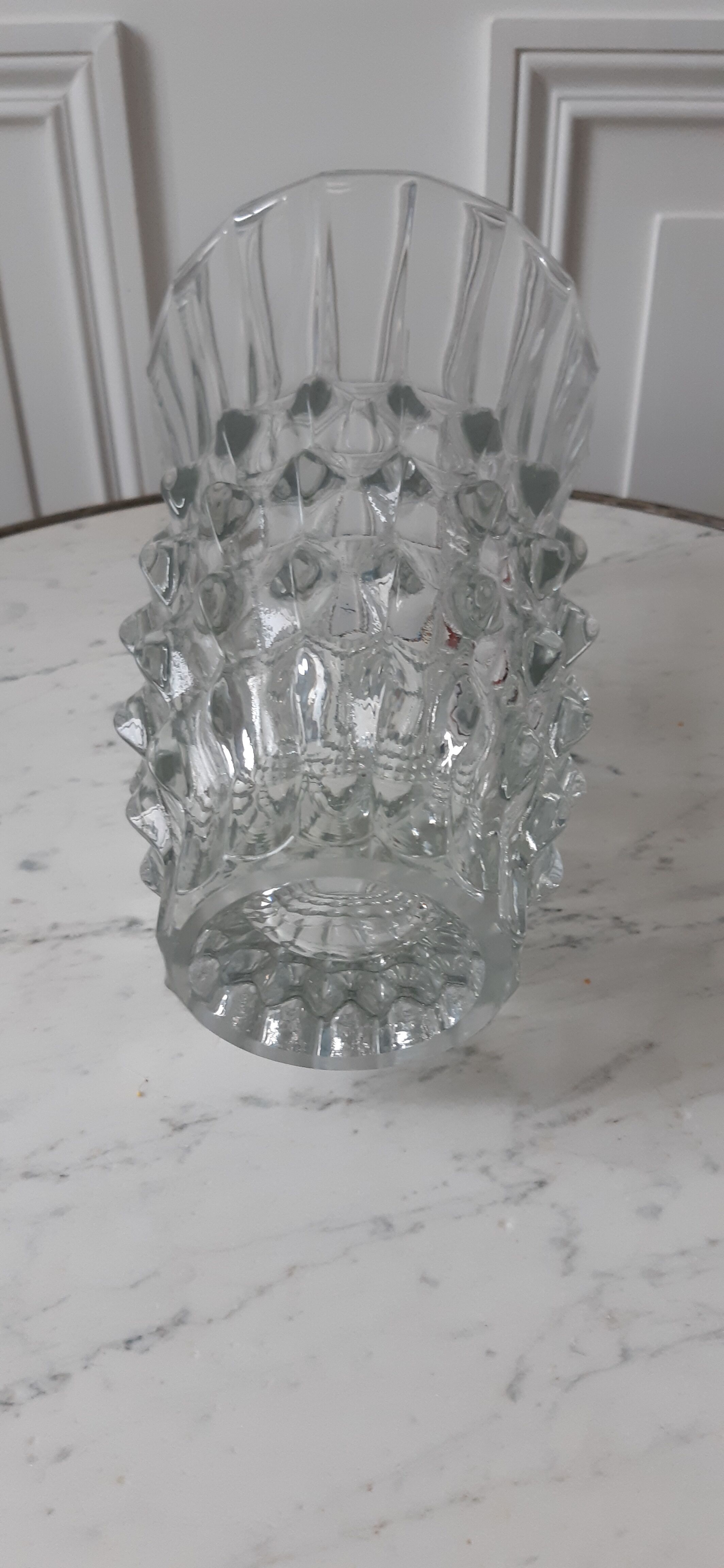 Vase années 50 en verre