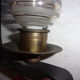 2 wall light 1950 glass opalines copper